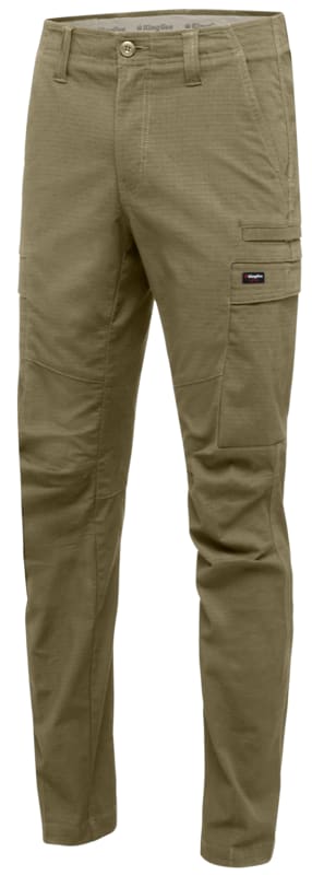 KingGee, Ripstop Workcool Pro Pant, K13026-Regular Fit (Pair) - Khaki - Size: 72