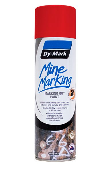 Dy-Mark Mine Marking Paint Red 350g