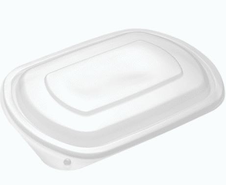 Homeal Microwavable 750ml Clear Lid 209 x 158 x 16 mm 250/case (Case)