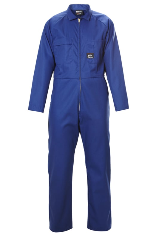 Hard Yakka, Zip Overall, Royal Blue N1221 - Royal Blue - 07
