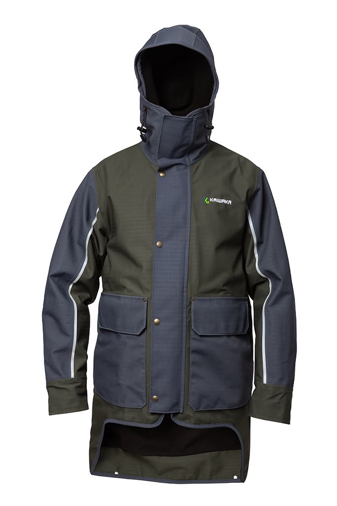 Kaiwaka, Stormforce Winter Jacket, STFC113 - Green/Navy (Size: XL)