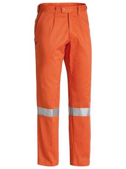 Bisley, Taped Original Work Pant, BP6007T-Regular Fit (Each) - Orange - Size: 17