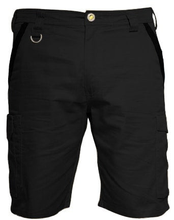 Workhorse, Cotton Ripstop Cargo Short, MST004 - Black - 117