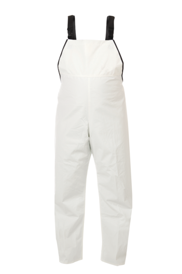 Kaiwaka, Food Grade PVC Bib Over Trouser, FG382 (Pair) - White - Size: XL