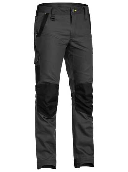Bisley, FLX & MOVE Stretch Pant, BPC6130-Stout Fit (Each) - Charcoal - Size: 132