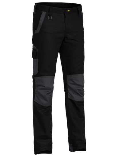 Bisley, FLX & MOVE Stretch Pant, BPC6130-Stout Fit (Each) - Black - Size: 92