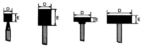 13X38X6MM Mounted Point W188 10 PK