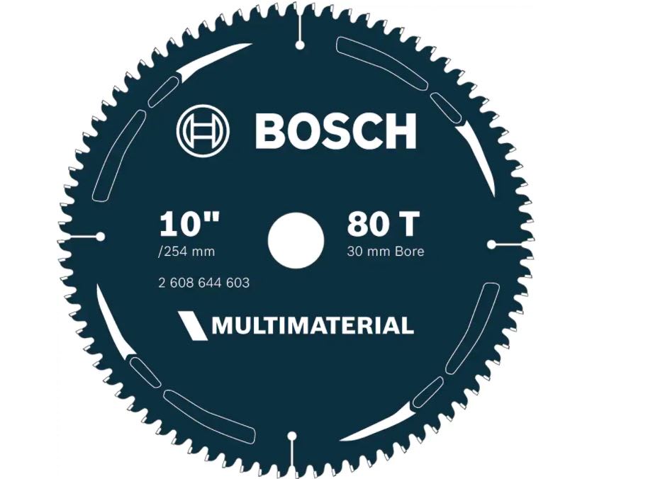 Bosch Multimaterial Circular Saw Blade 254mm (10") - 80T (Each)