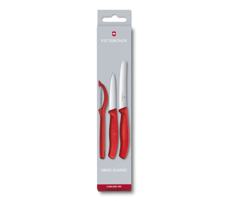 Classic Paring Set - Victorinox 3 Piece (Black)