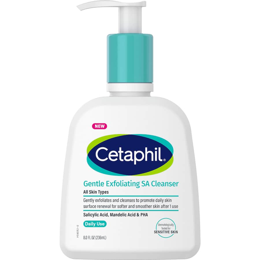 Cetaphil Exfoliating Cleanser Gentle Sensitive Skin 236mL