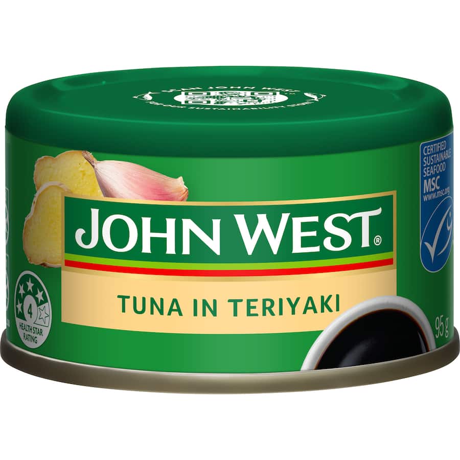 John West Tuna Teriyaki Tear tab can 95g