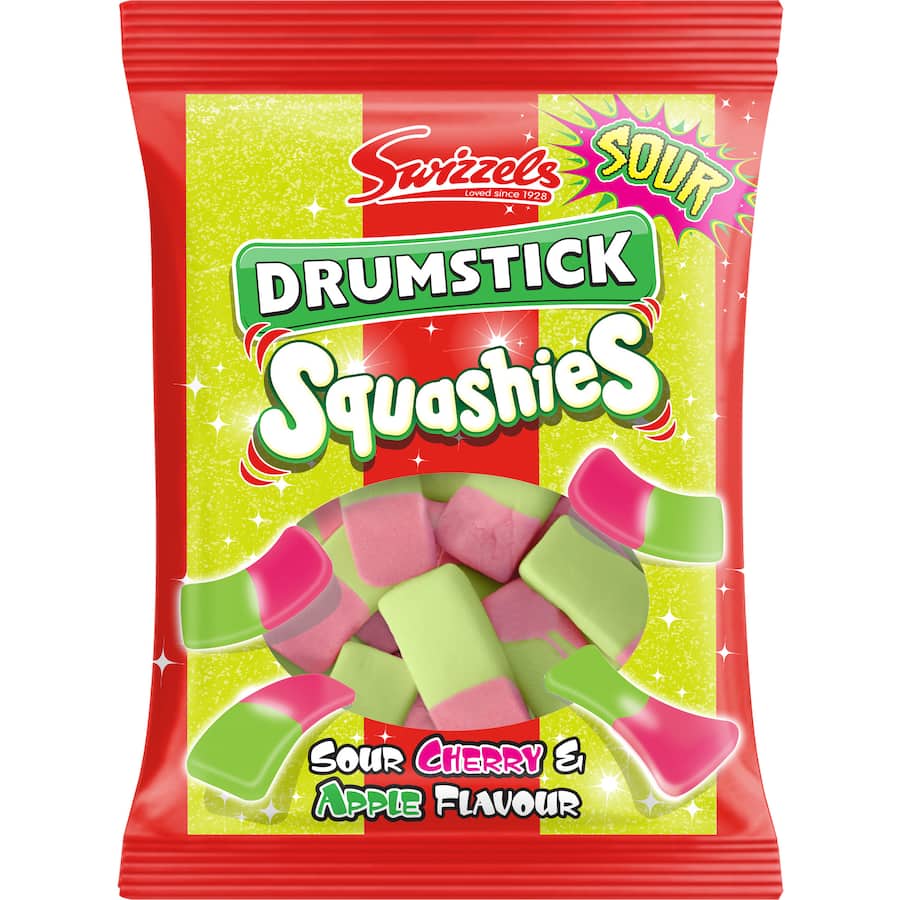 Swizzels Sweets Squashies Sour Cherry & Apple