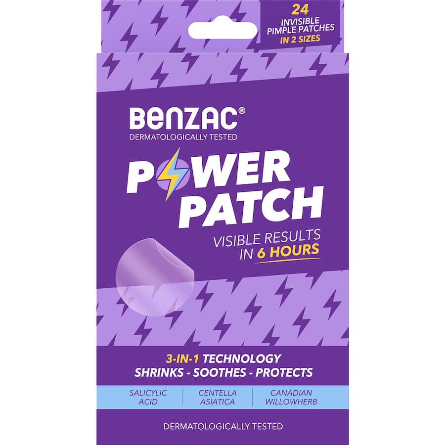 Benzac Skin Care Power Patches 24pack