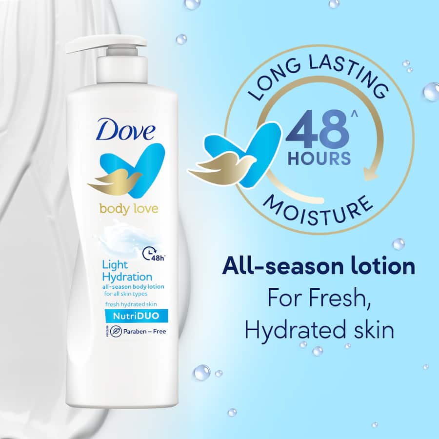 Dove Body Lotion Light Hydration 400mL