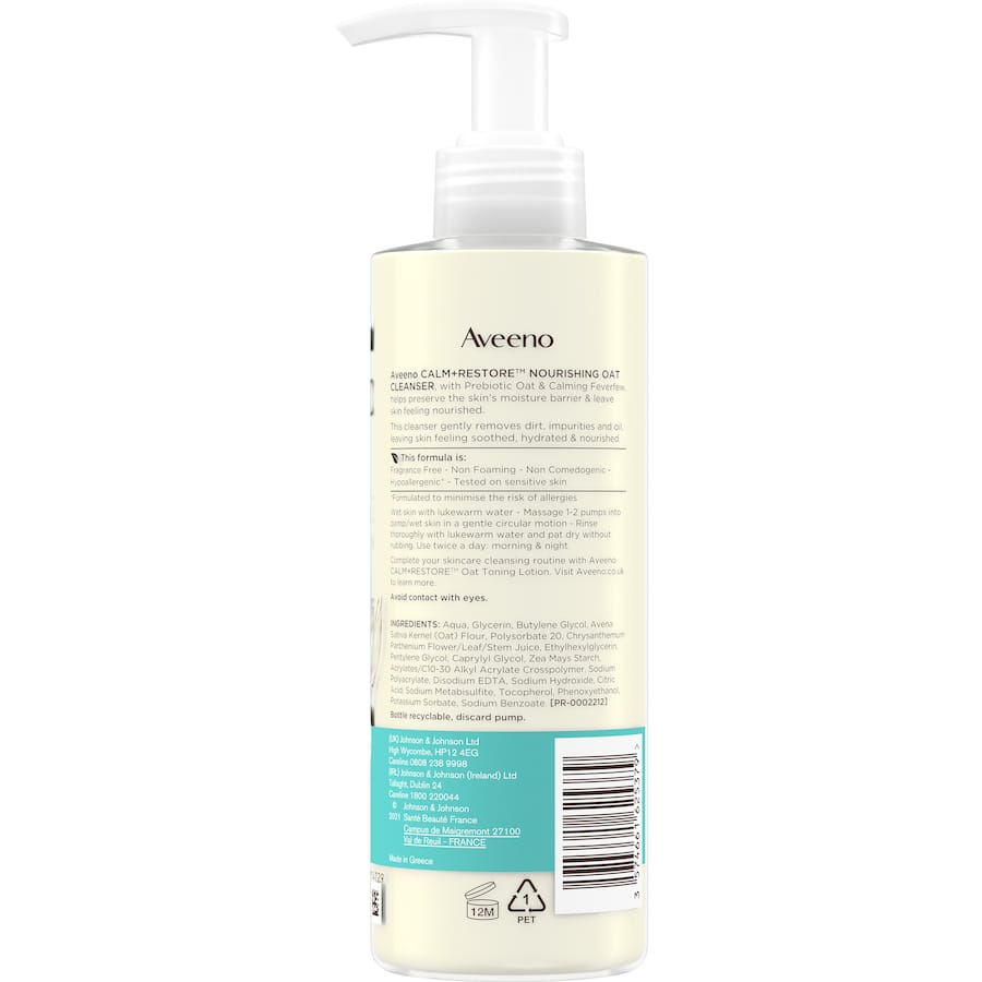 Aveeno Facial Cleanser Calm & Restore 200mL