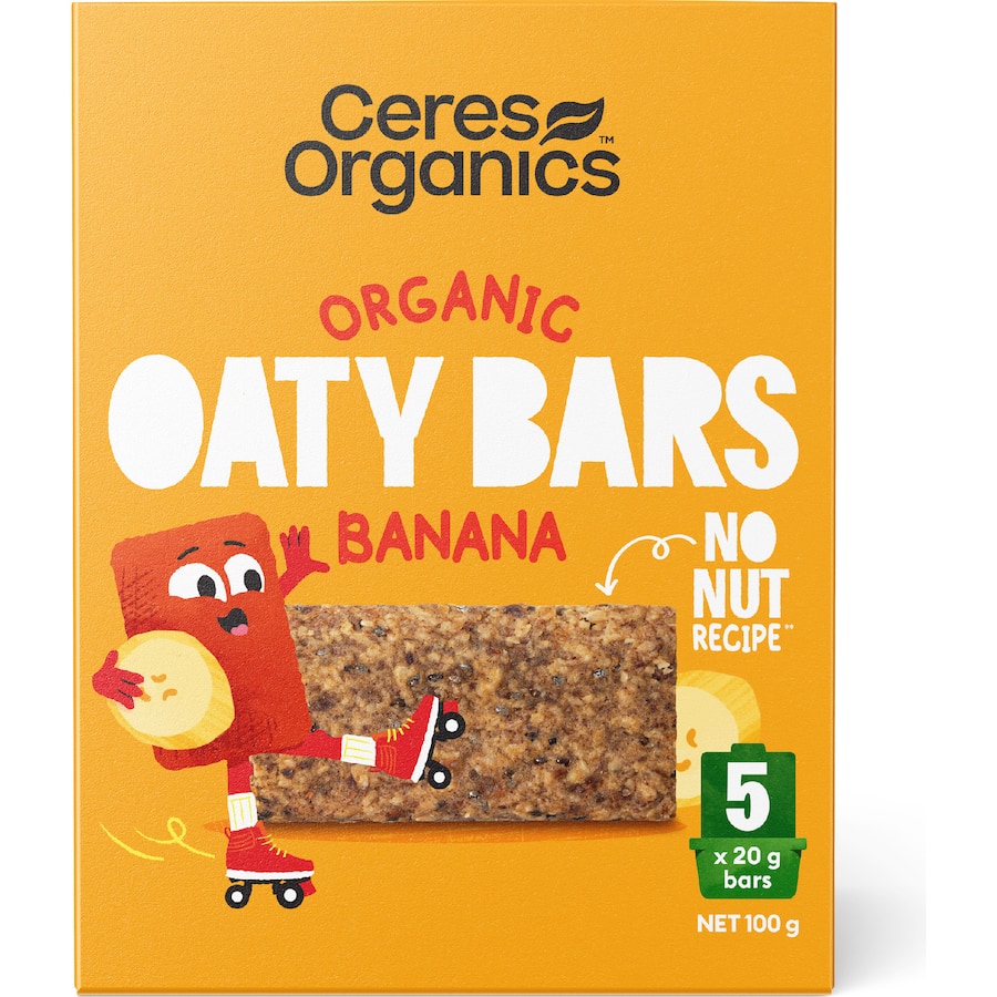 Ceres Organics Oaty Bars Banana