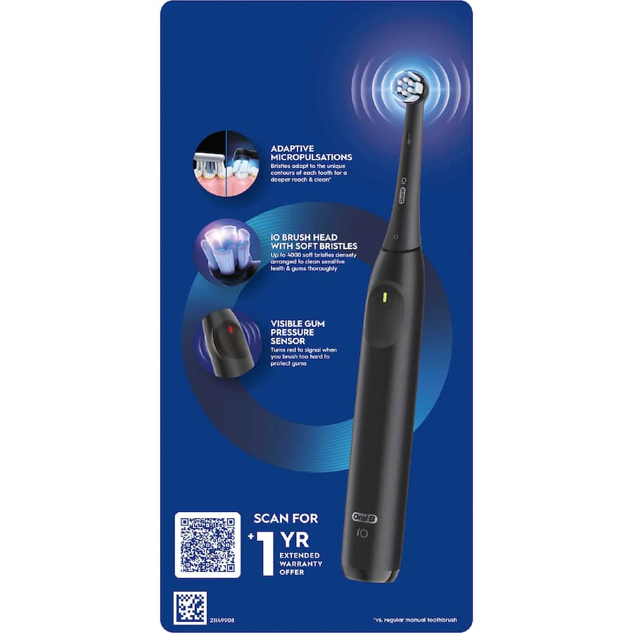 Oral B Electric Toothbrush Io2 Black - 1pack