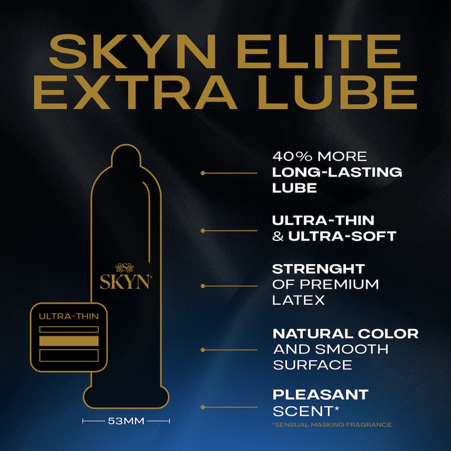 Skyn Elite Condoms Extra Lube 10pack