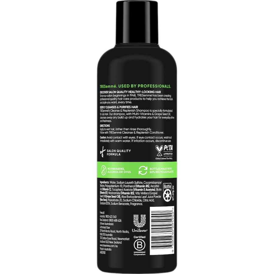 Tresemme Shampoo Cleanse & Replenish 350mL