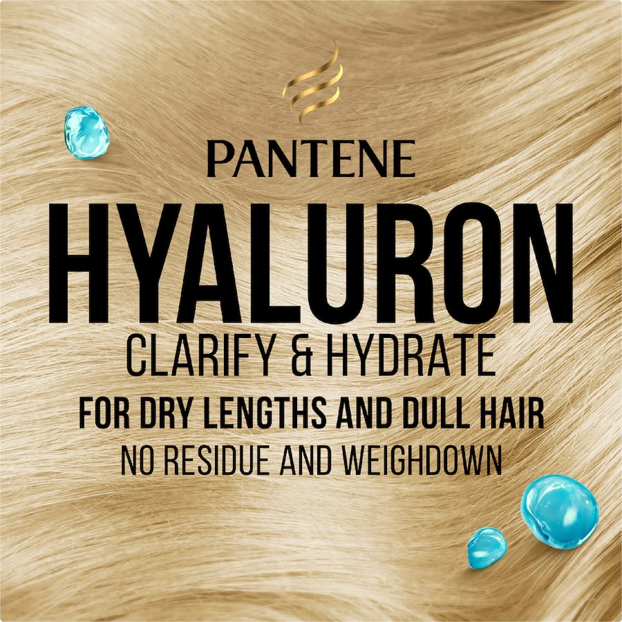 Pantene Miracles Shampoo Hyaluron Clarify & Hydrate 650mL