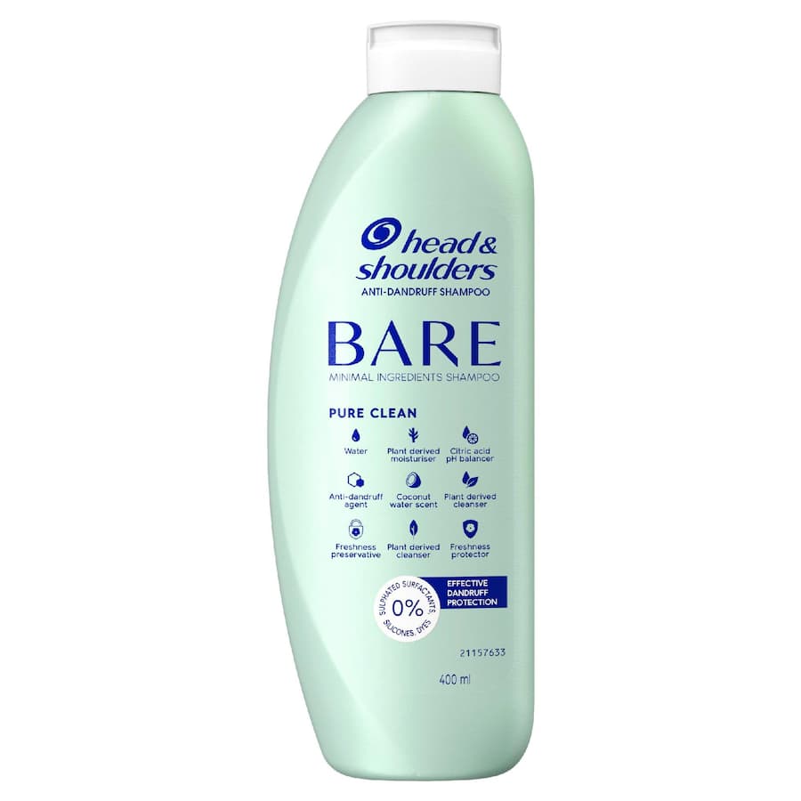 Head & Shoulders Bare Shampoo Pure Clean 400mL