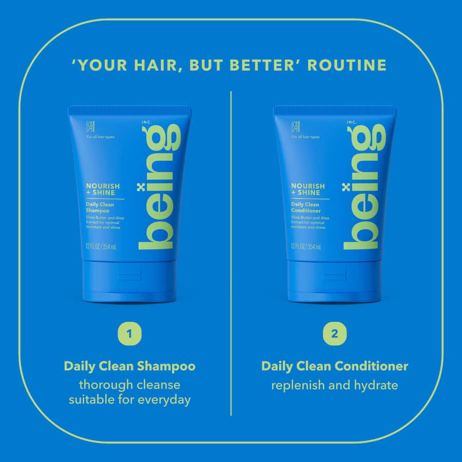 Being Nourish + Shine Shampoo Daily Clean 354mL