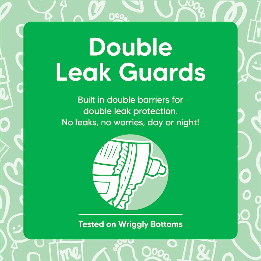 Cute & Co Nappies Walker Boys & Girls 13-18kg Size 5 64pack