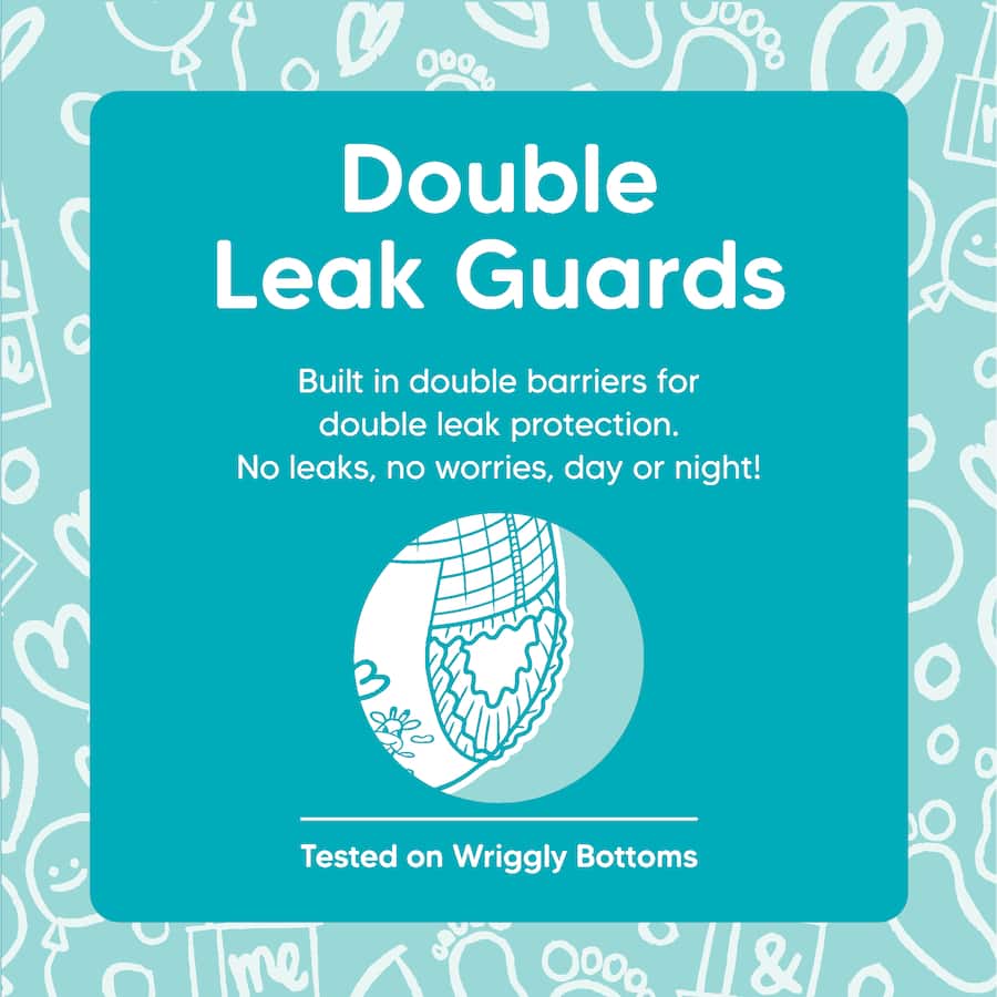 Cute & Co Nappy Pants Toddler Boys & Girls 10-14kg Size 4 34pack