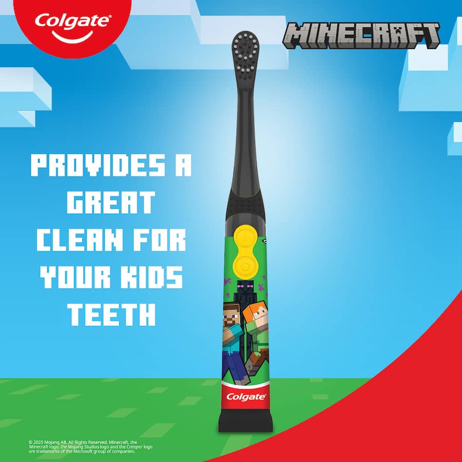 Colgate Kids Electric Toothbrush Minecraft