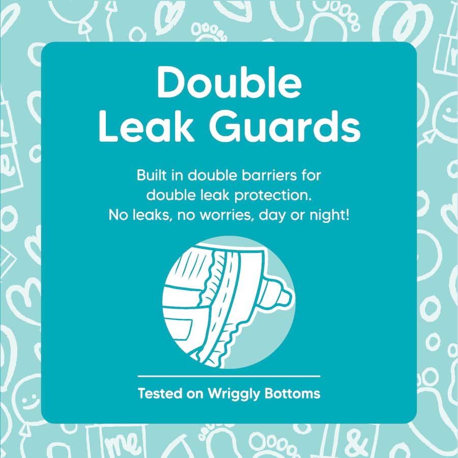 Cute & Co Nappies Toddler Boys & Girls 10-14kg Size 4 72pack