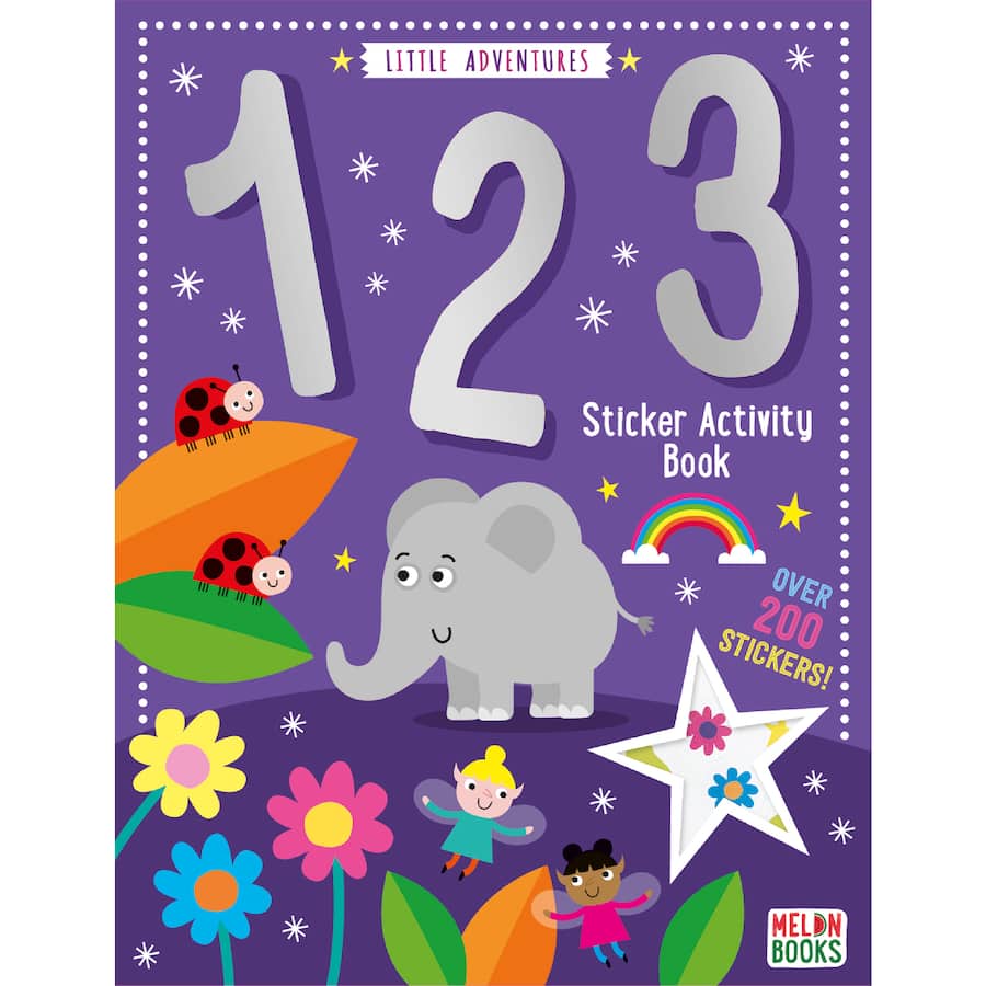 Little Adventures Sticker Book 123