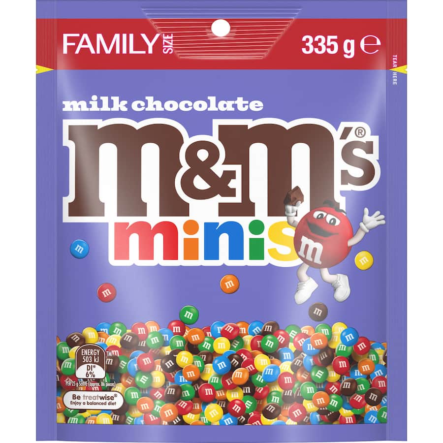 M&m's Minis Chocolate Share Pack 335g