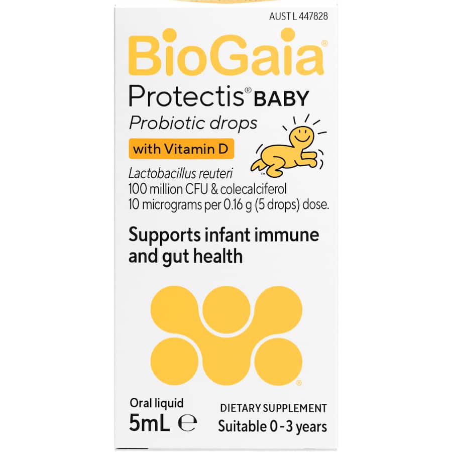 Biogaia Baby Probiotic Drops Vitamin D 5mL