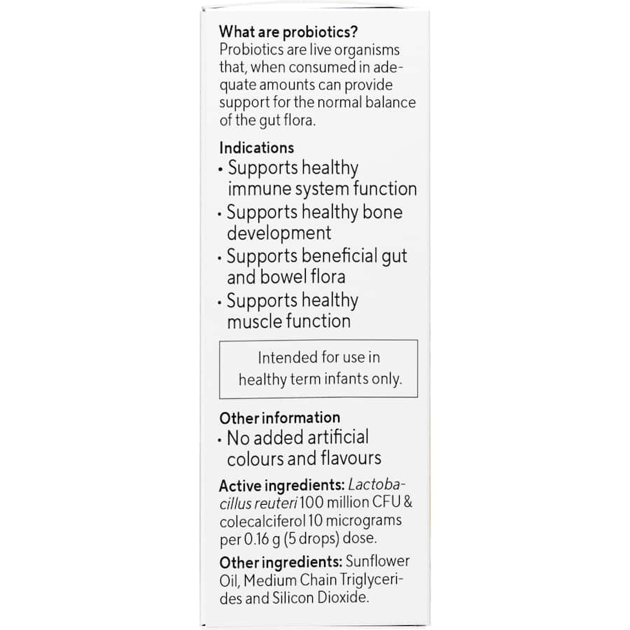 Biogaia Baby Probiotic Drops Vitamin D 5mL