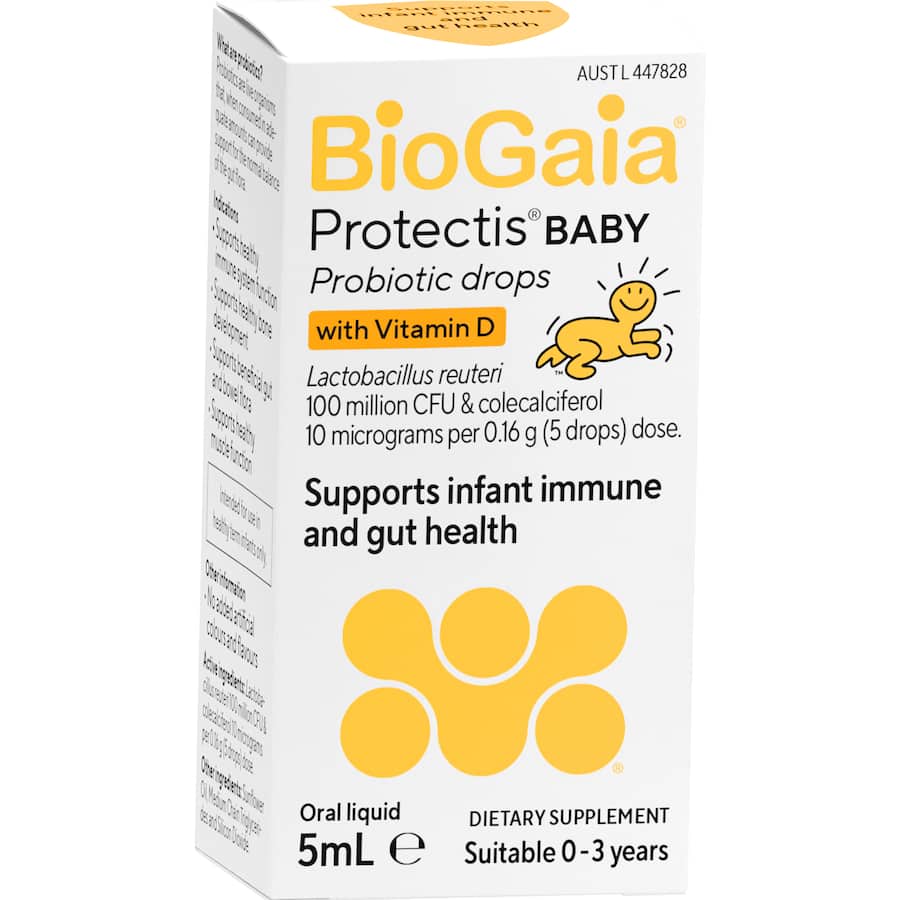 Biogaia Baby Probiotic Drops Vitamin D 5mL