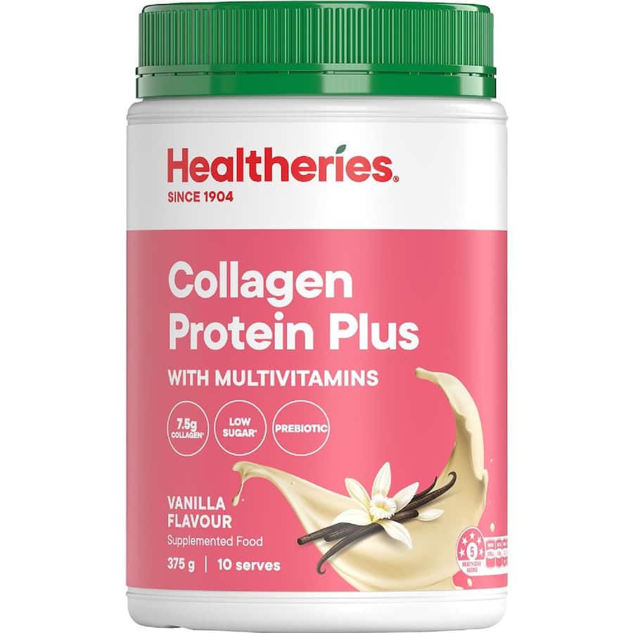 Healtheries Collagen Protein Plus Powder Vanilla Flavour 375g