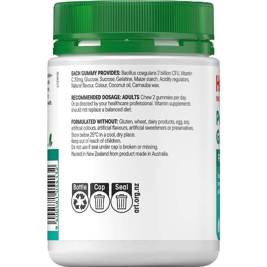 Healtheries Probiotics + Vit C Berry Gummies 60pack