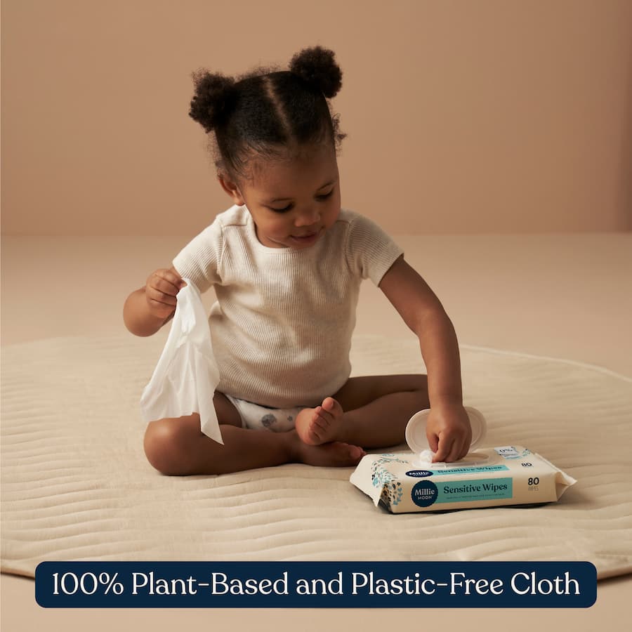 Millie Moon Baby Wipes Sensitive 80pack
