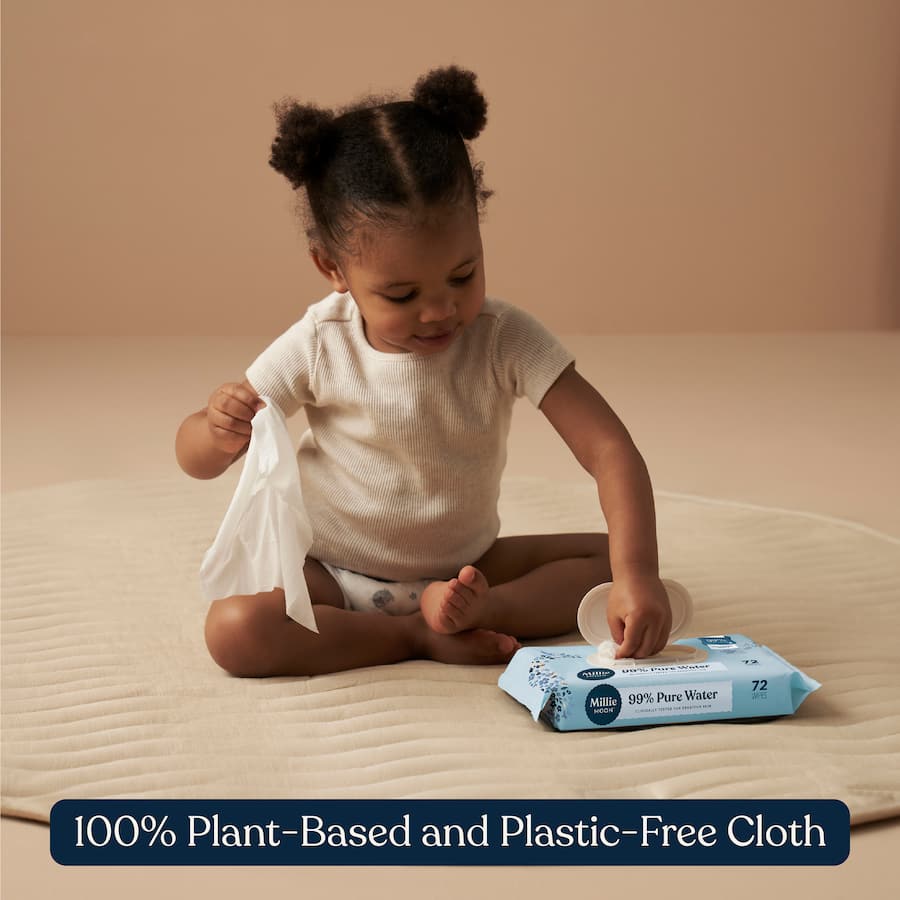 Millie Moon Baby Wipes Single 72pack