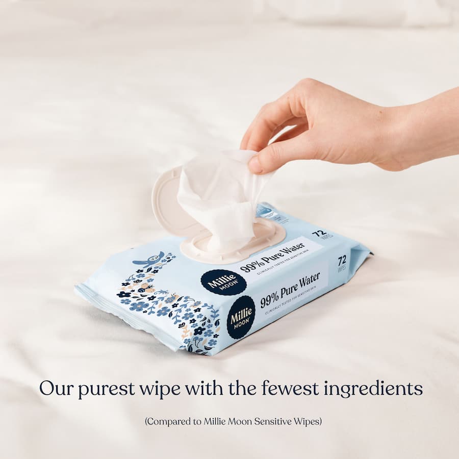 Millie Moon Baby Wipes Single 72pack