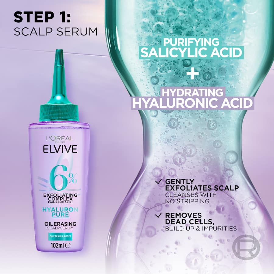 Loreal Elvive Hair Serum Hyaluron Pure 102mL