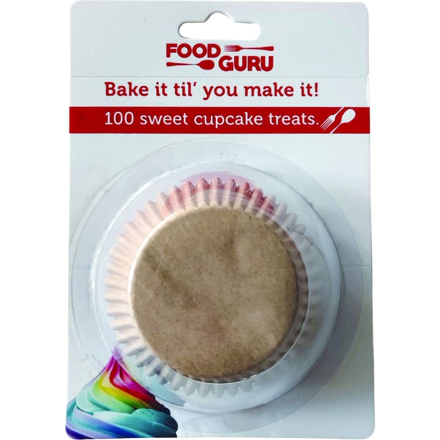 Food Guru Patty Tins Cupcake 100pack