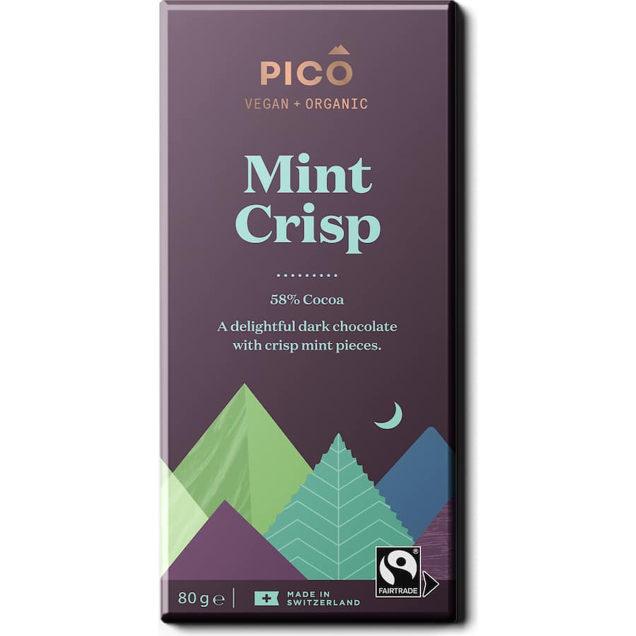 Pico Chocolate Bar Mint Crisp 80g