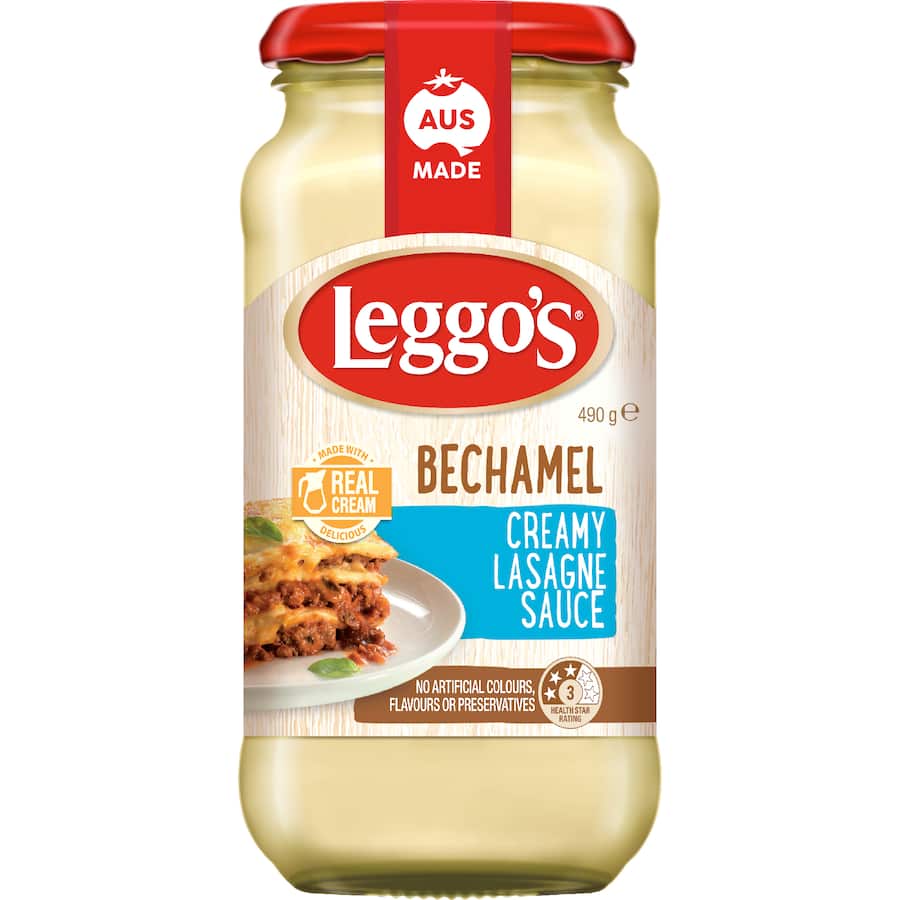 Leggo's Lasagne Sauce Creamy Bechamel 490g