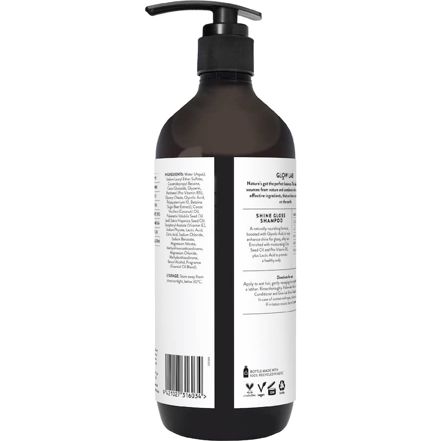 Glow Lab Shampoo Shine Gloss 600mL