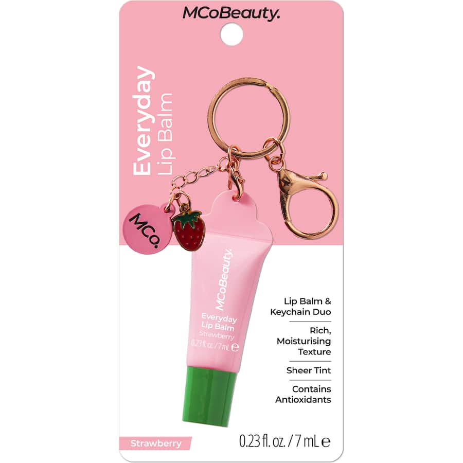 Mcobeauty Lip Balm & Keyring Strawberry 7mL