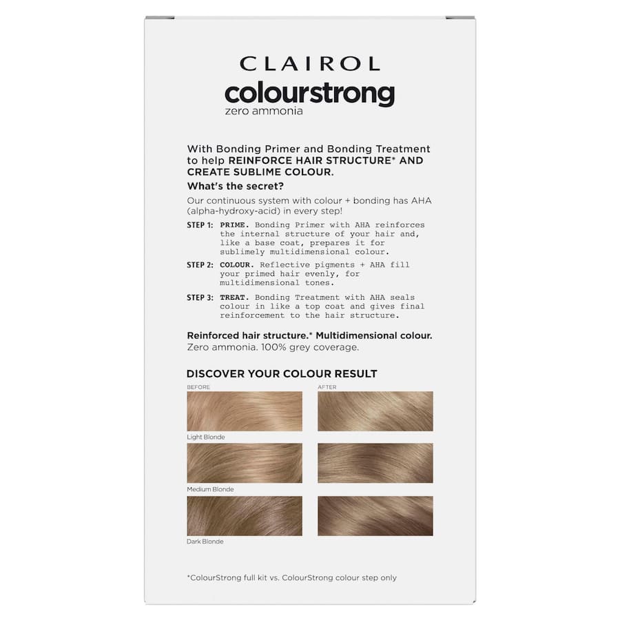 Clairol Colourstrong Hair Colour Light Ash Blond 9.1 1pack