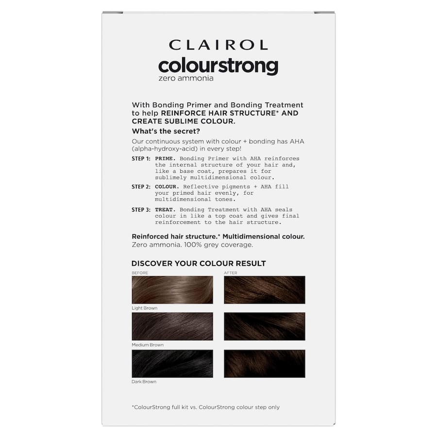 Clairol Colourstrong Hair Colour Medium Brown 5.0 1pack