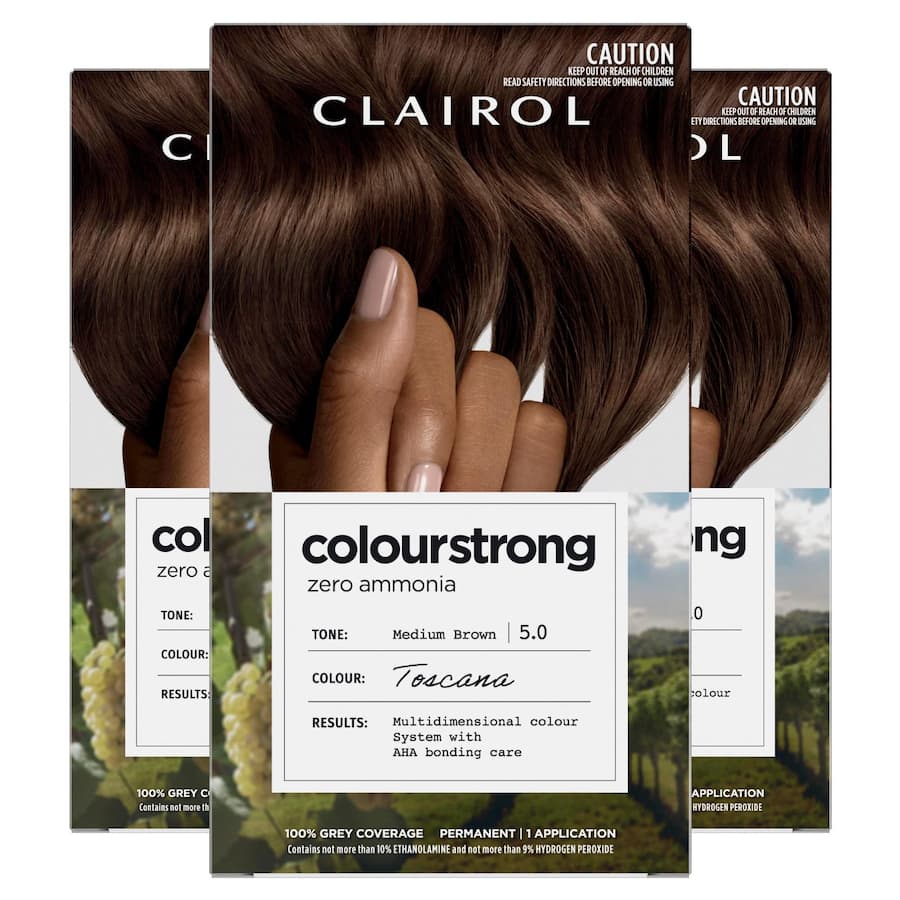 Clairol Colourstrong Hair Colour Medium Brown 5.0 1pack