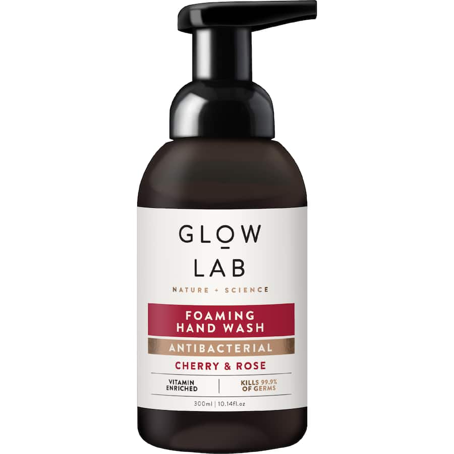 Glow Lab Foaming Hand Wash Cherry & Rose 300mL